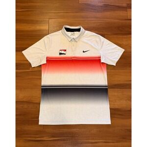 Indy Car Nike Golf Dri-Fit Short Sleeve Polo Shirt Indy Series Men's Size Medium